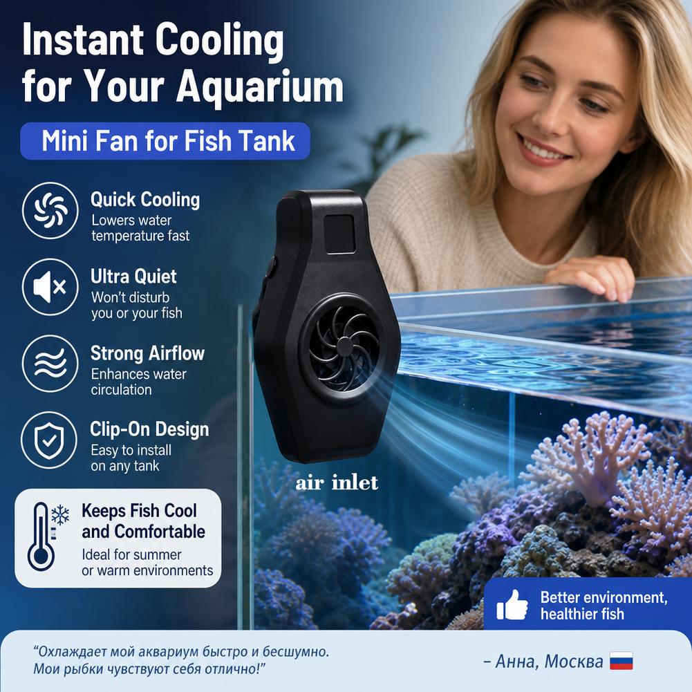 Ventilador de refrigeración pa - Marine Aquarium Mini reseña y precio