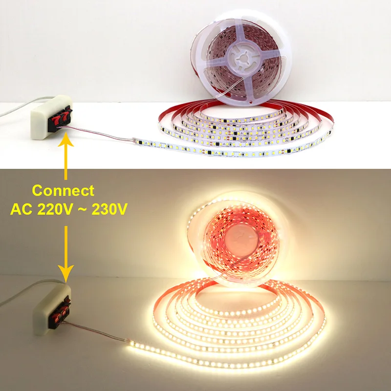 AC220V 230V 5M 600 tira de LED - Actinic Blue Led reseña y precio