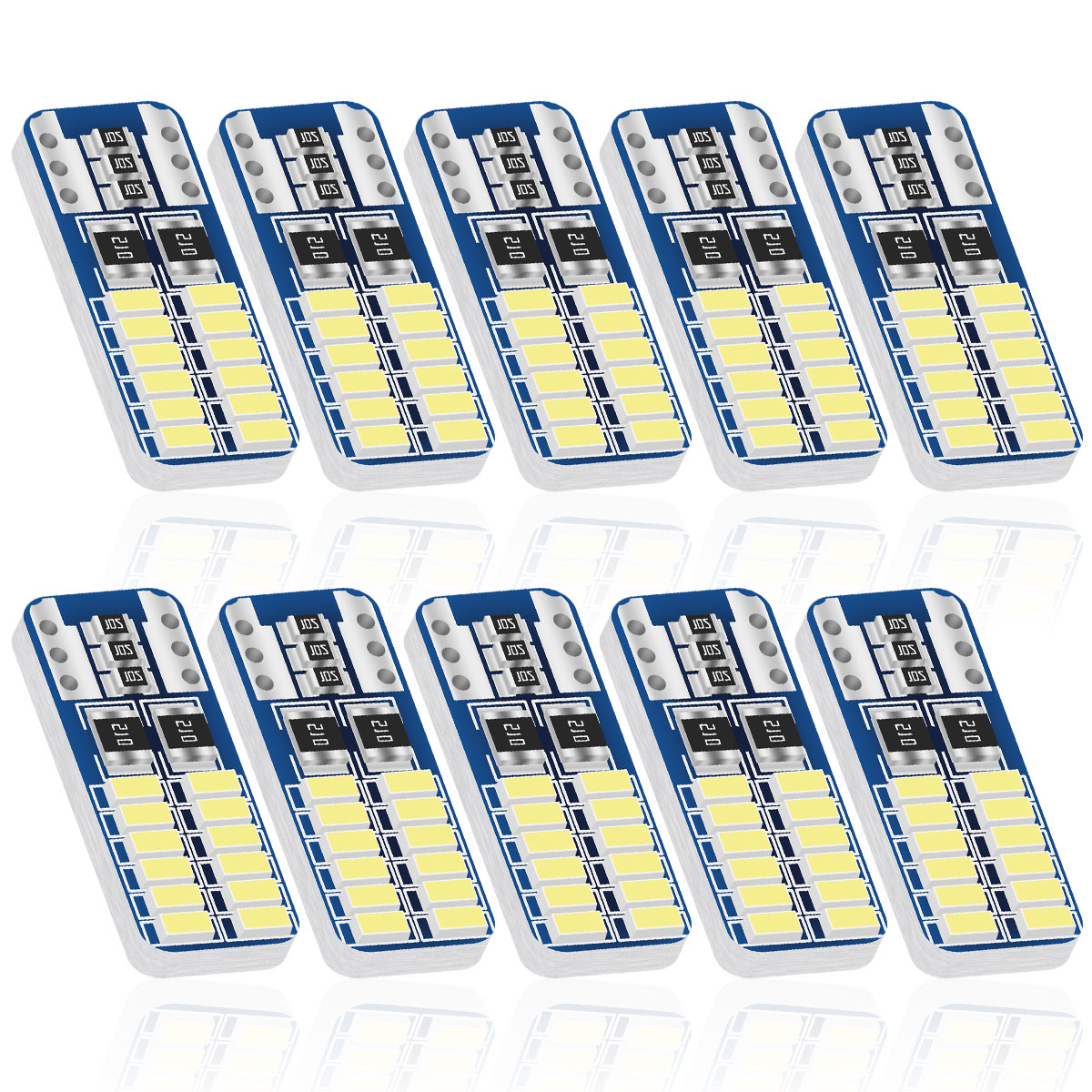 2/6/10/20 piezas T10 W5W luz L - Actinic Blue Led reseña y precio