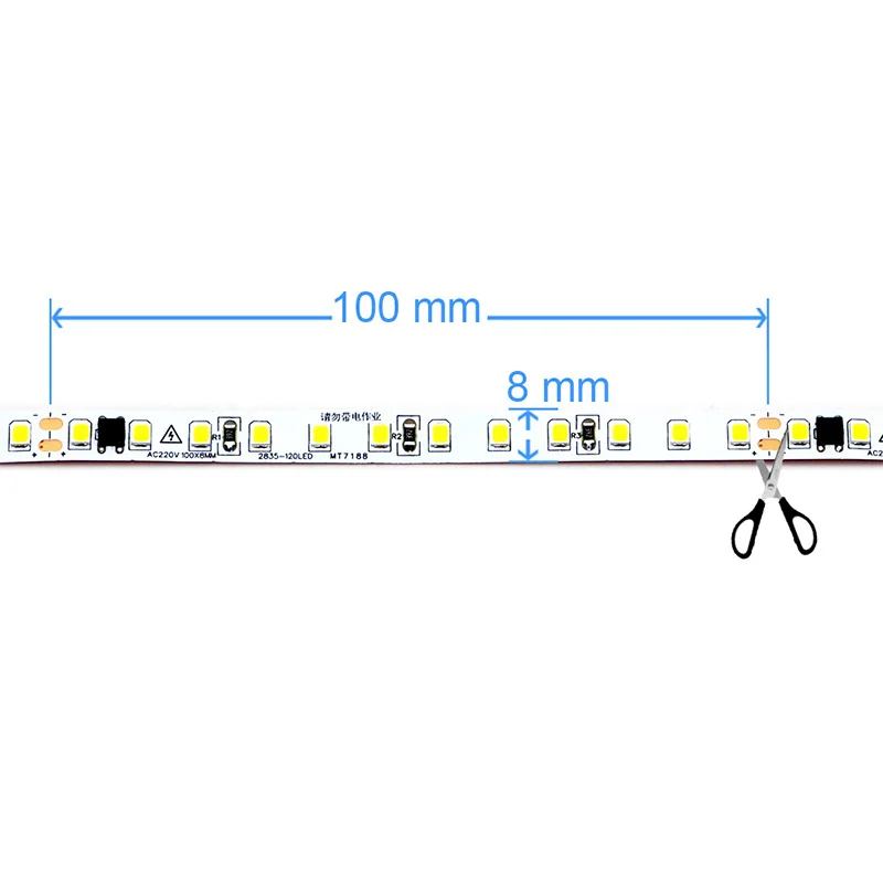 Tira de luces LED AC 220V 230V - Actinic Blue Led reseña y precio