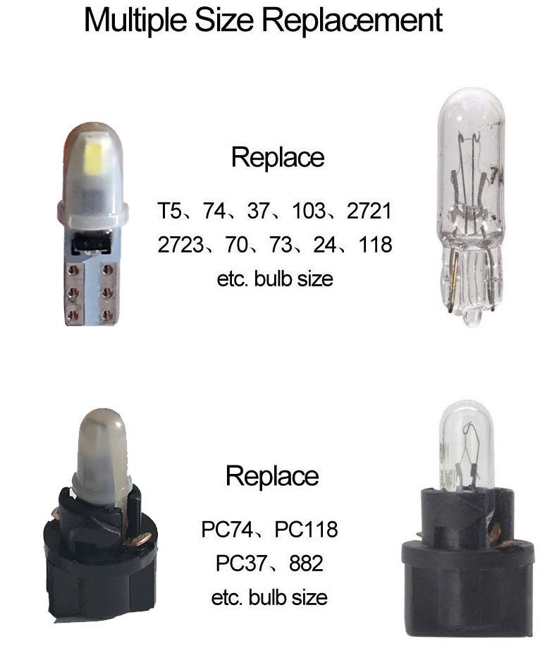 10 Uds T5 PC74 B8.5 LED Canbus - Actinic Blue Led reseña y precio