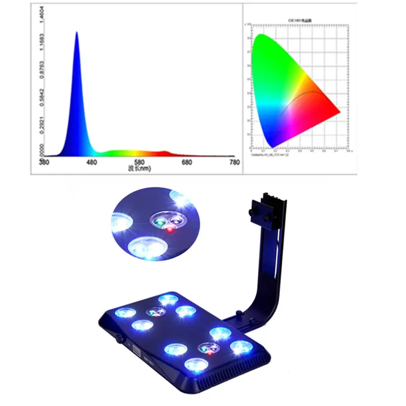Luz LED RGB de 90W para Acuari - Marine Aquarium Hours reseña y precio